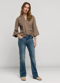Clearance Summum Aangesloten Top Grey