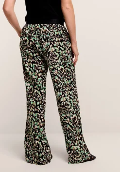Fashion Summum Airy Long Trousers Black