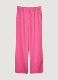 Hot Summum Airy, Straight-Leg Trousers Pink