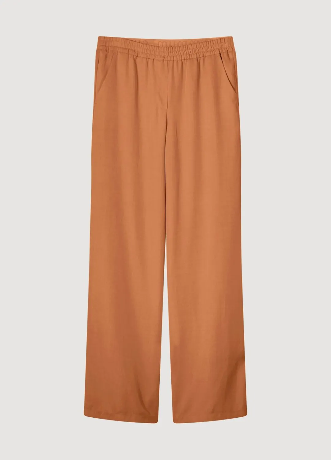 Online Summum Airy, Straight-Leg Trousers Brown