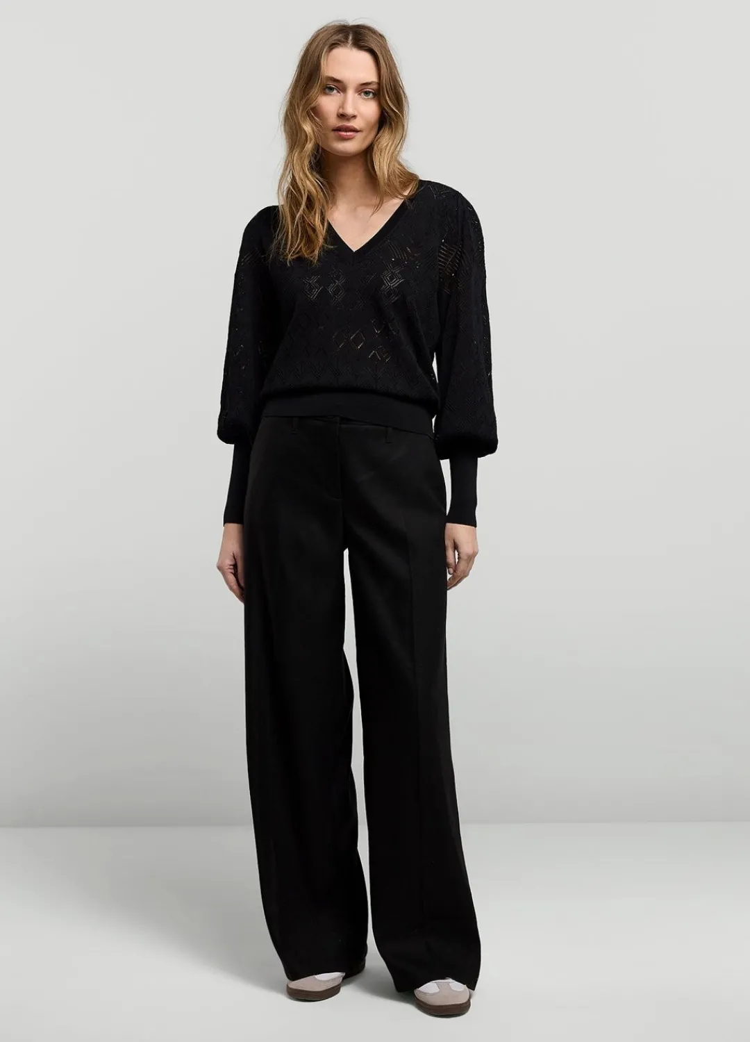 Online Summum Ajour-Knit Jumper Black