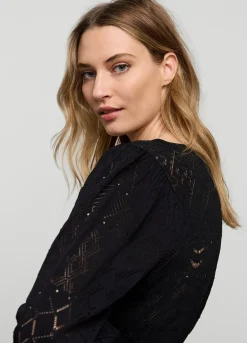 Online Summum Ajour-Knit Jumper Black