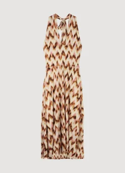 Fashion Summum A-Line Halter Dress Multicolor