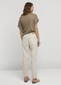 Best Summum Barrel-Fit Pants Creme