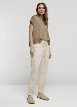 Best Summum Barrel-Fit Pants Creme
