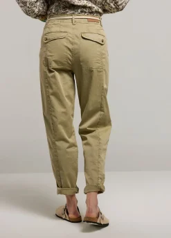 New Summum Barrel-Fit Pants Green
