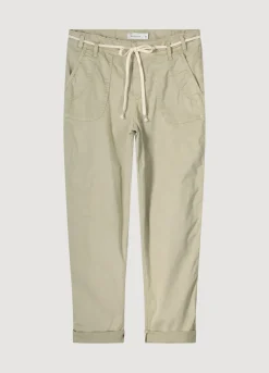 New Summum Barrel-Fit Pants Green