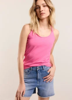 Clearance Summum Basic Vest Top Pink