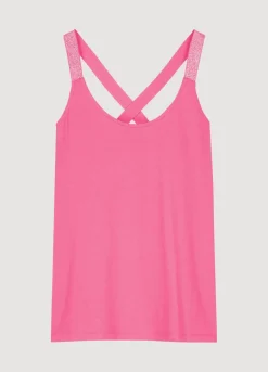 Clearance Summum Basic Vest Top Pink