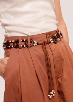 Sale Summum Belt With Coconut Rings Multicolor