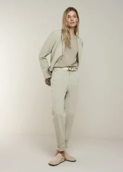 Best Summum Belt With Oval Buckle Creme