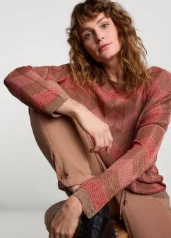 New Summum Boat-Neck Jumper Pink