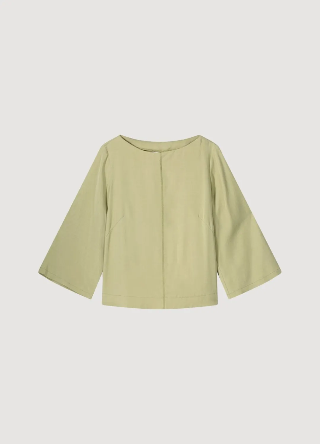 Hot Summum Boat-Neck Top Green