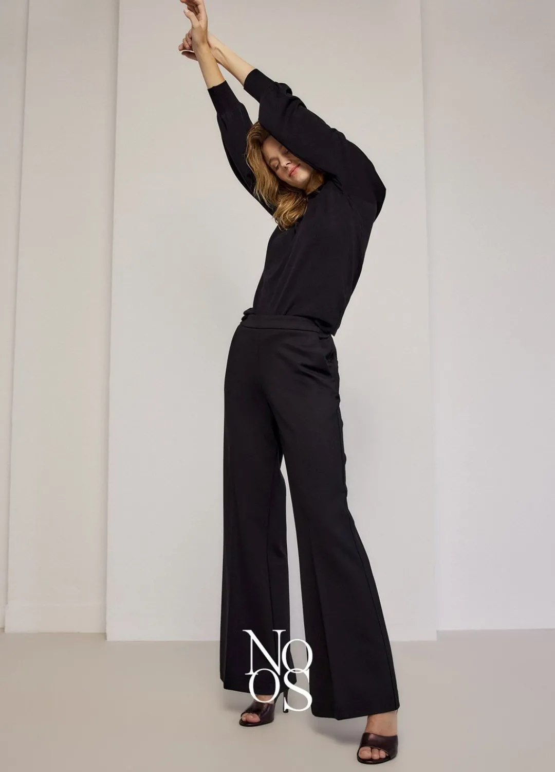 Sale Summum Boot Cut Punto Milano Trousers Black