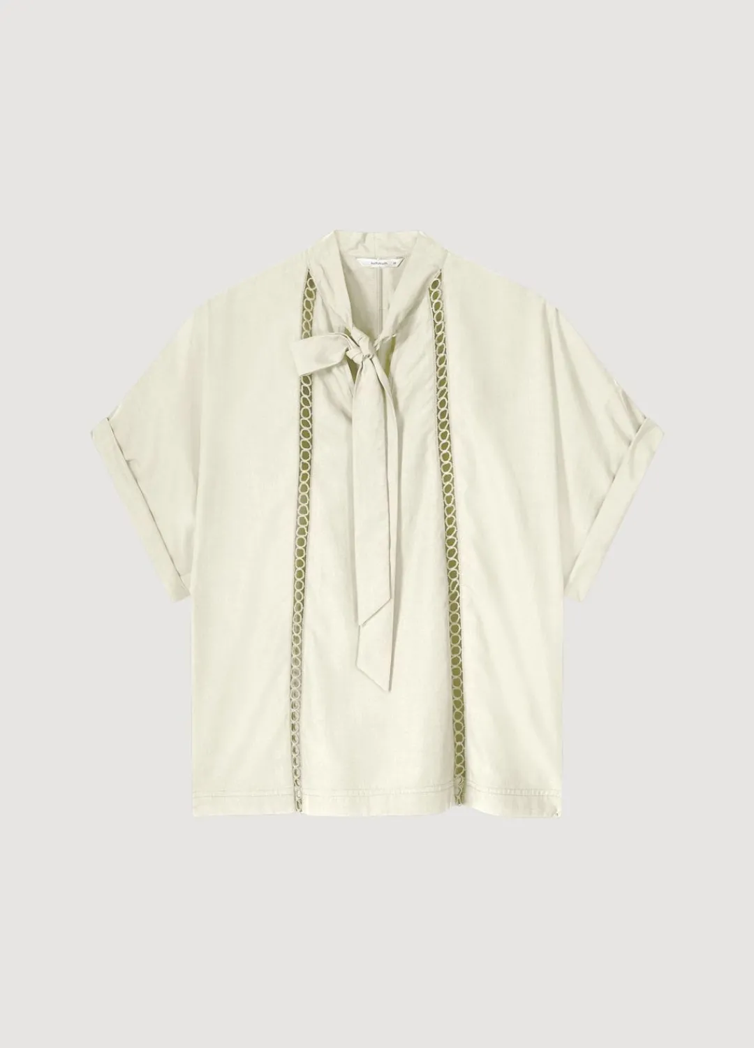 Online Summum Bow-Tie Top Creme