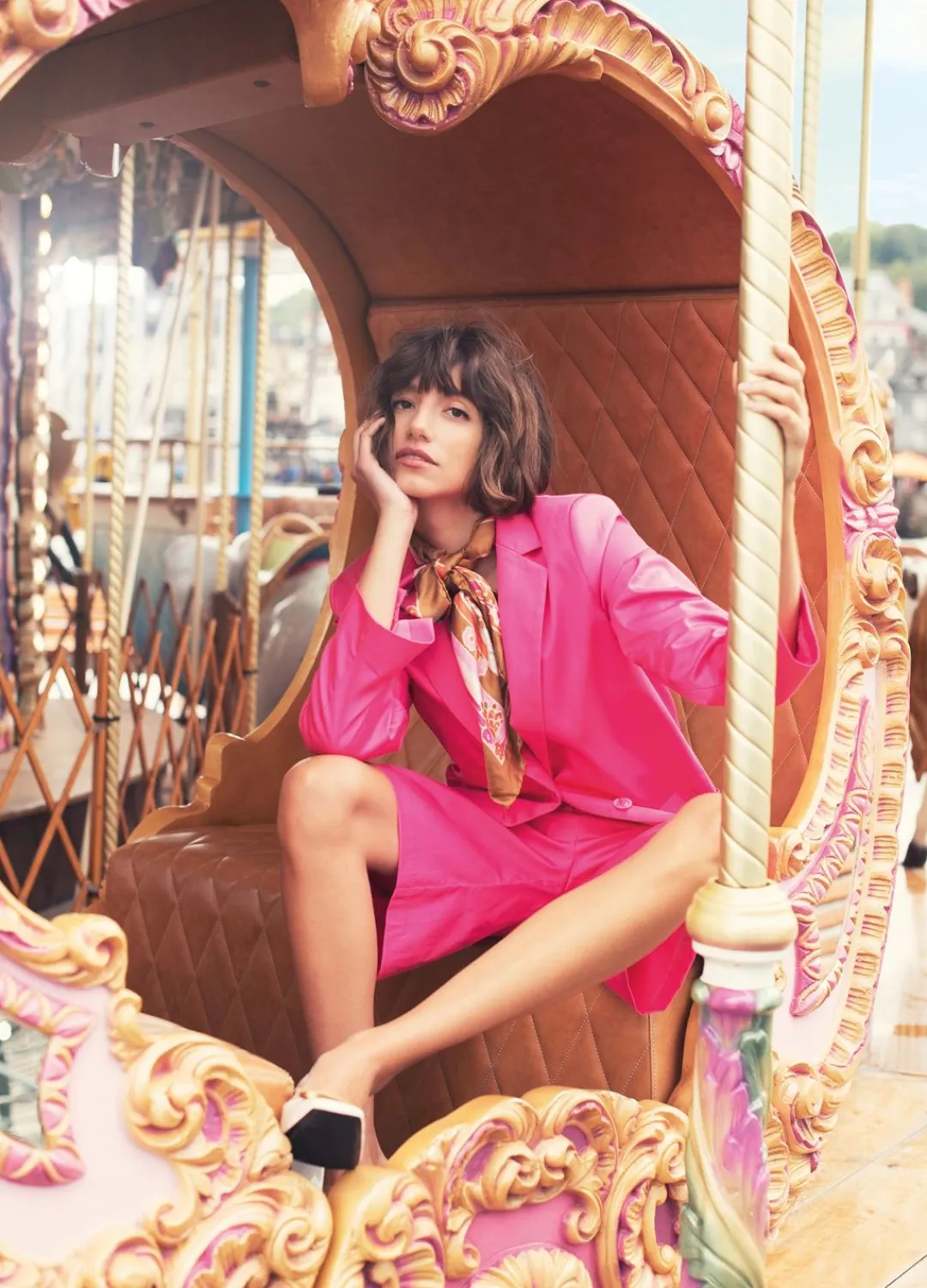 Fashion Summum Boyfriend Blazer Pink