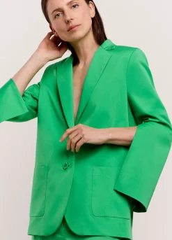 Online Summum Boyfriend Blazer Green