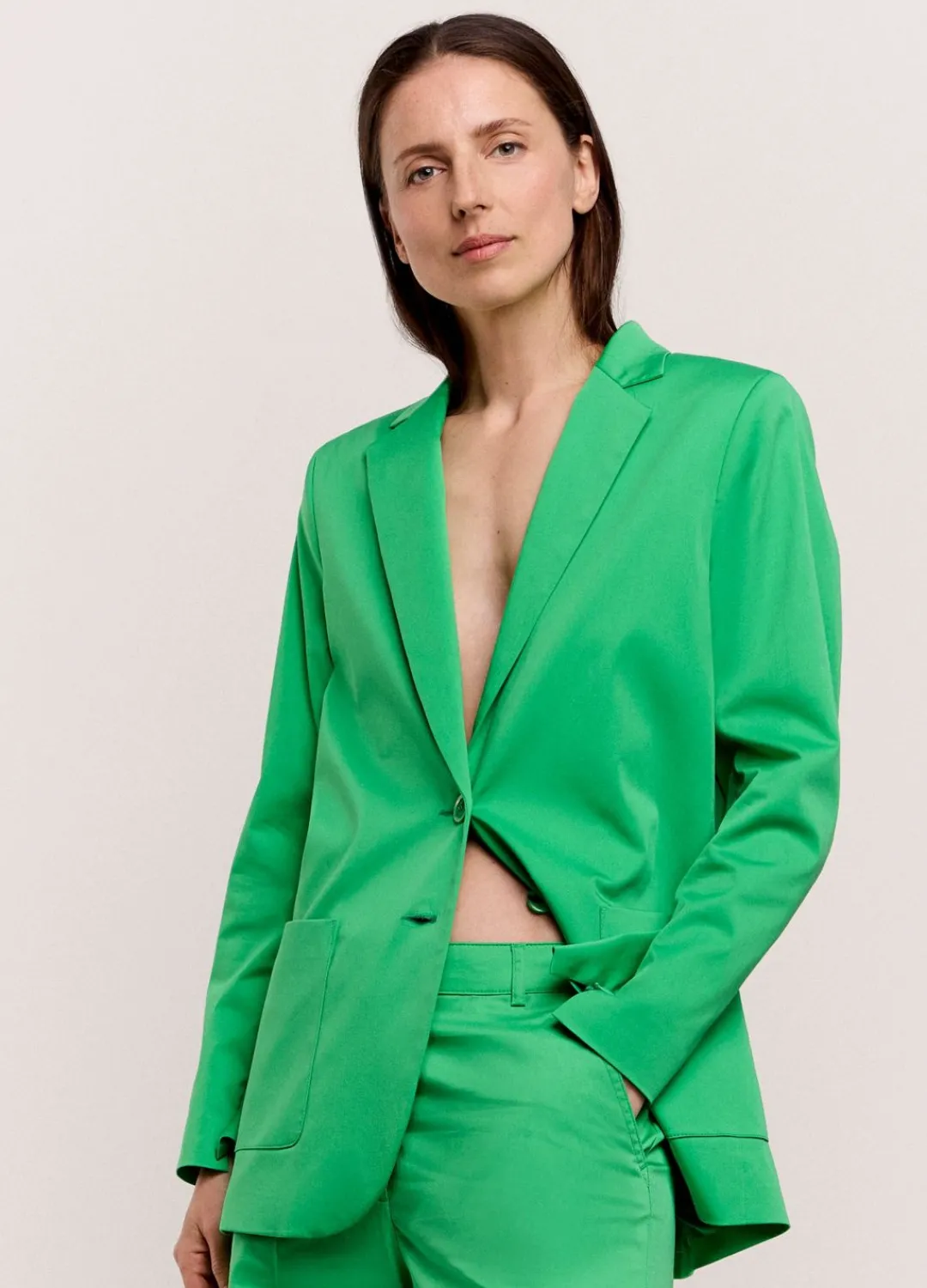Online Summum Boyfriend Blazer Green