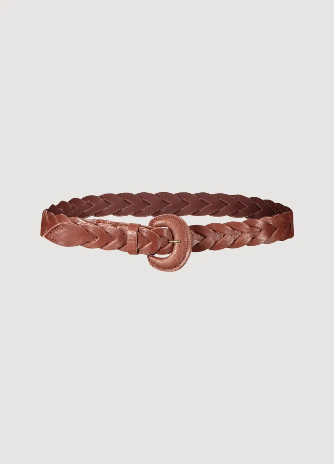 Clearance Summum Braided Belt Brown