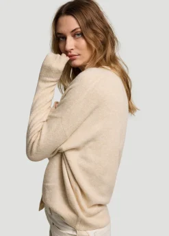 Clearance Summum Cardigan With Mother-Of-Pearl Buttons Creme