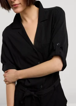 New Summum Cargo Jumpsuit Black
