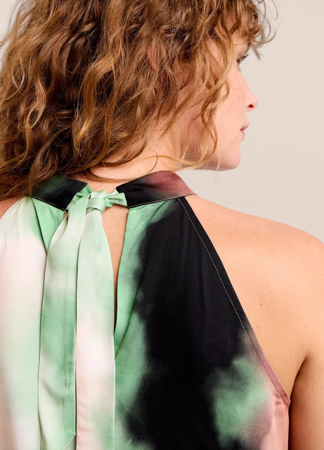 Outlet Summum Cloudy Halter Singlet Multicolor