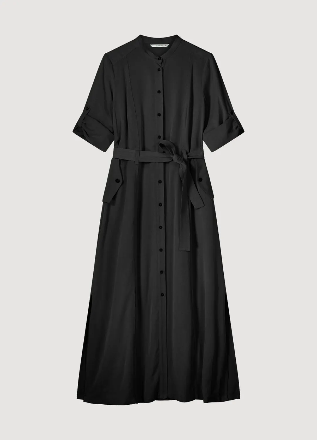 New Summum Cool Button-Down Dress Black