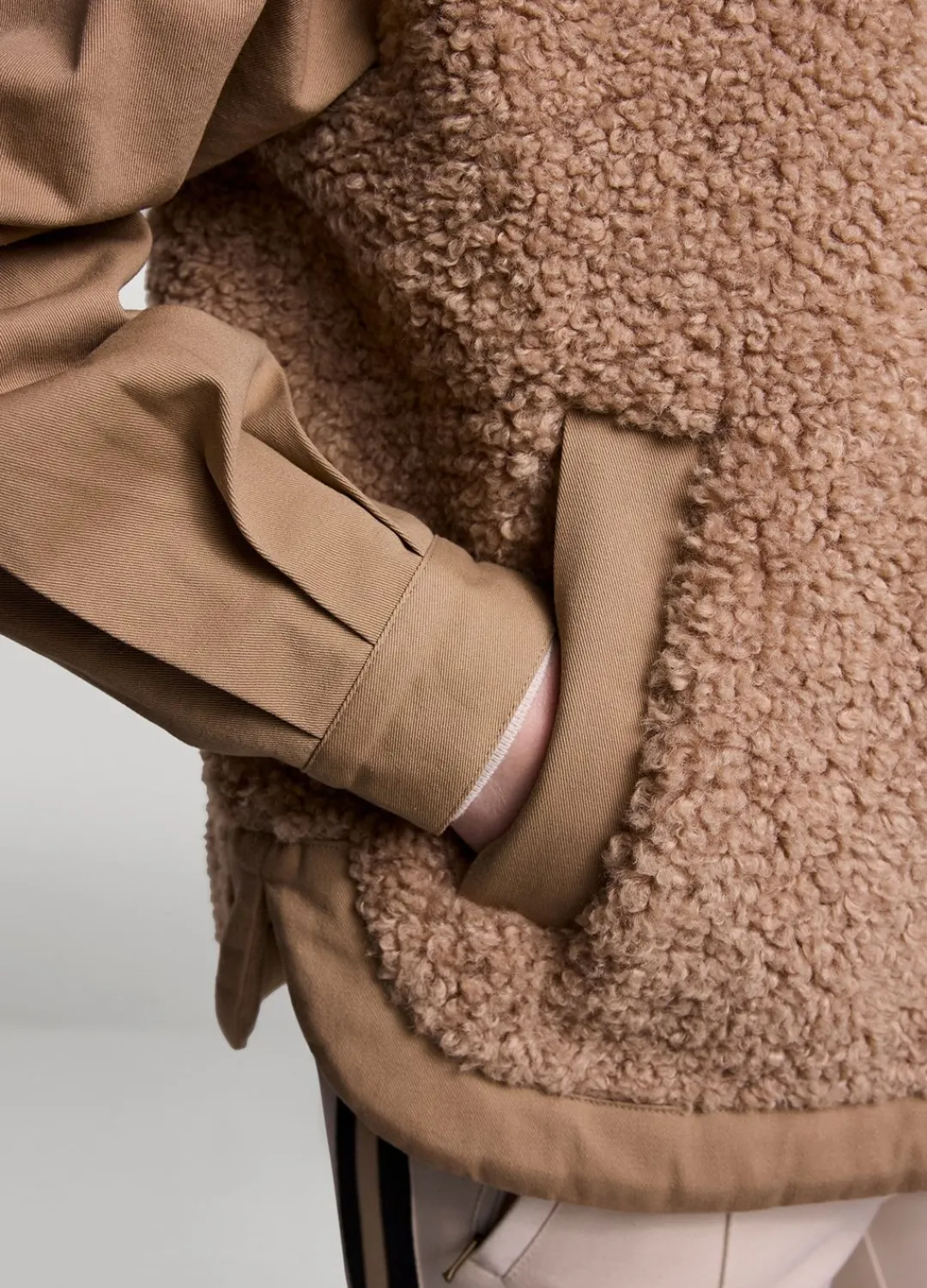 New Summum Cool Teddy Coat Creme
