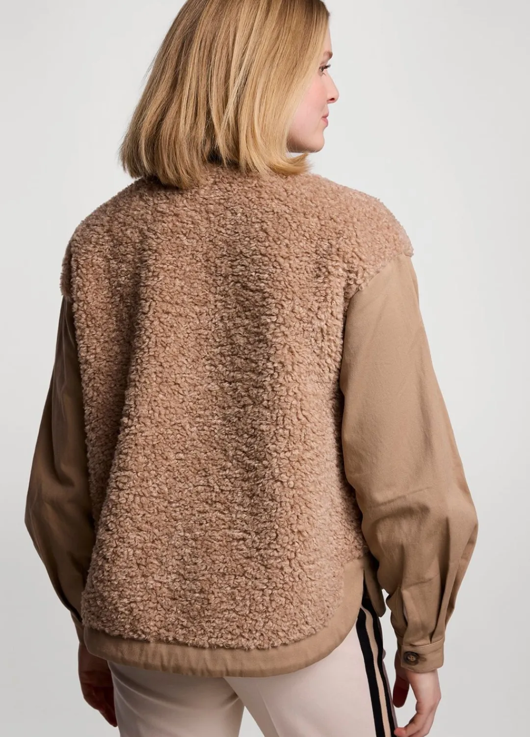 New Summum Cool Teddy Coat Creme