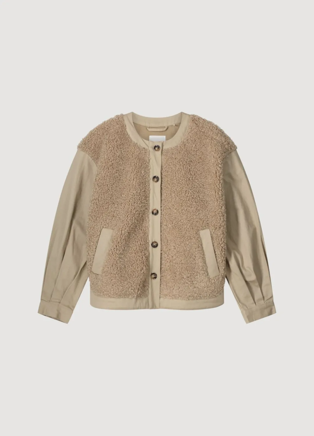 New Summum Cool Teddy Coat Creme