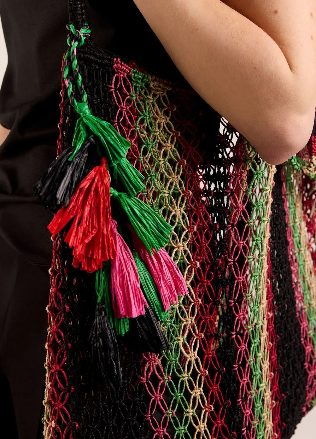 Sale Summum Crochet Bag Multicolor