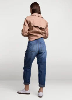Outlet Summum Denim Cargo Pants Blue