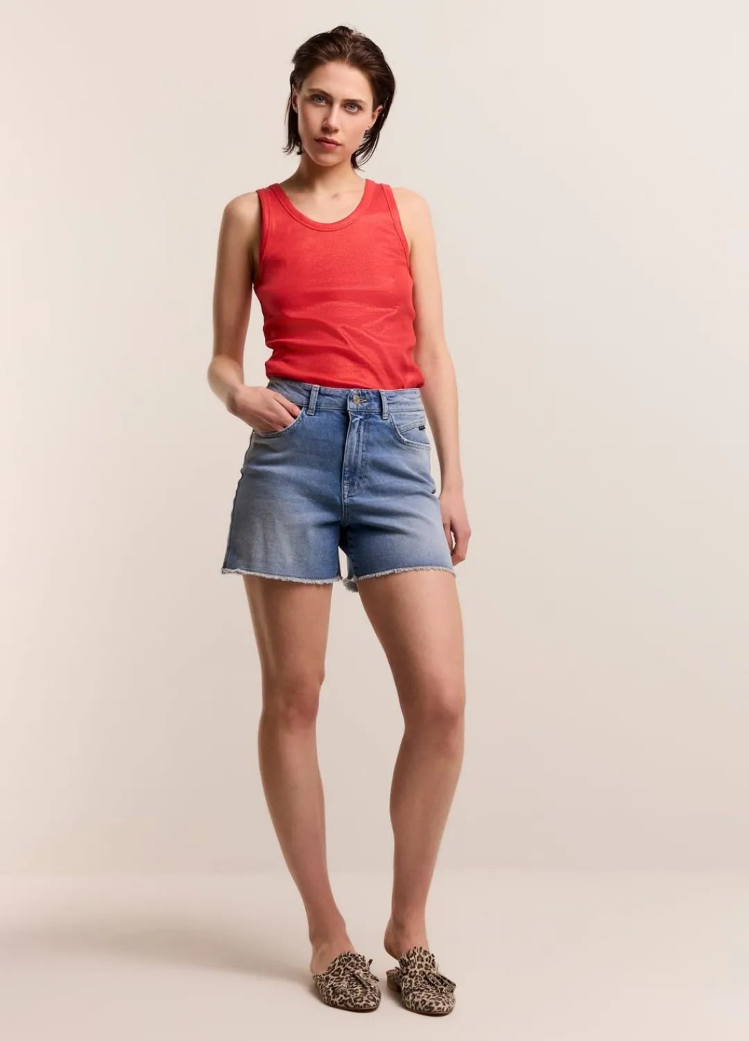 Hot Summum Denim Shorts Blue