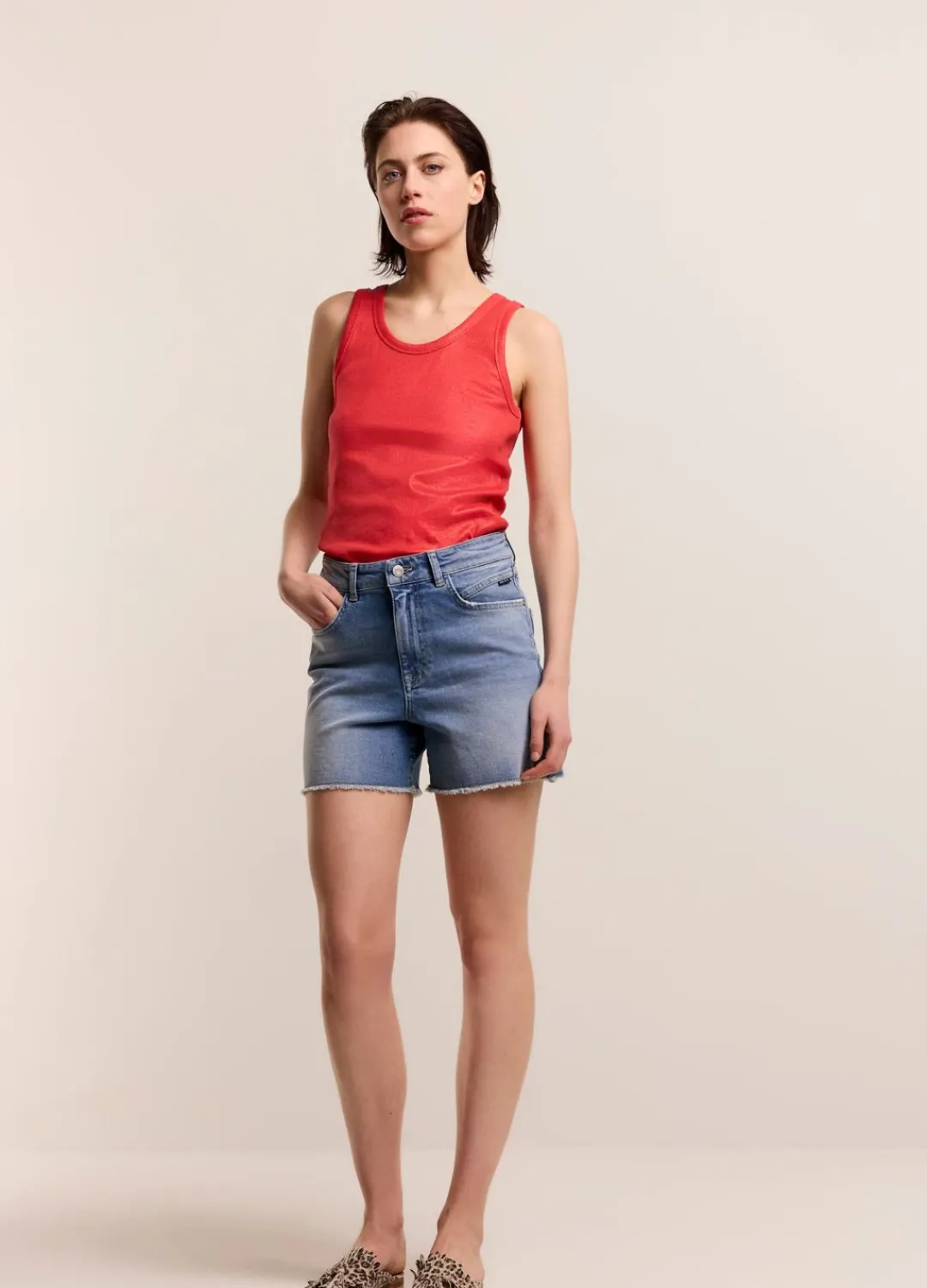 Hot Summum Denim Shorts Blue
