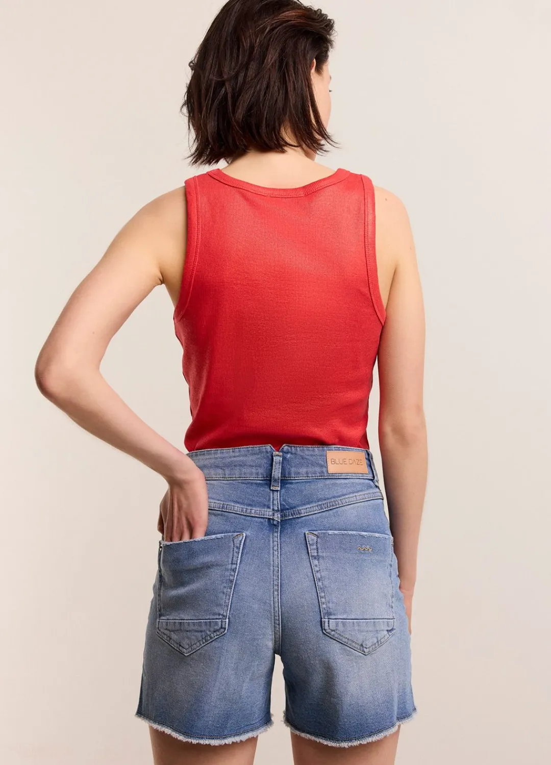 Hot Summum Denim Shorts Blue