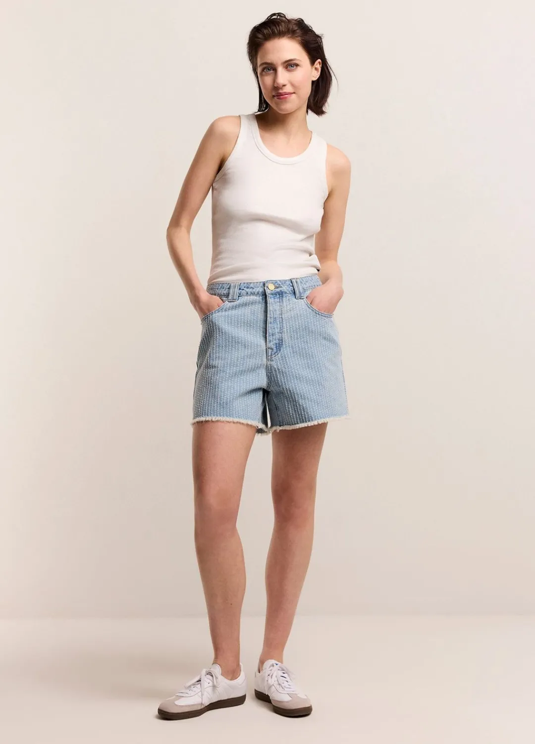 New Summum Denim Shorts Blue