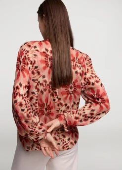 Discount Summum Double Ruffle Top Pink