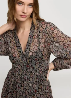 Sale Summum Dress With Waistbelt Multicolor