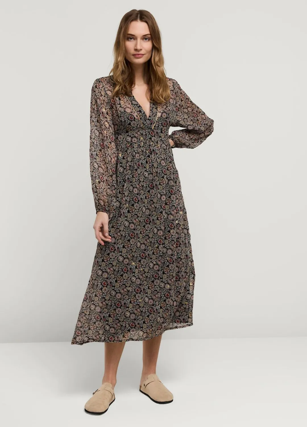 Sale Summum Dress With Waistbelt Multicolor