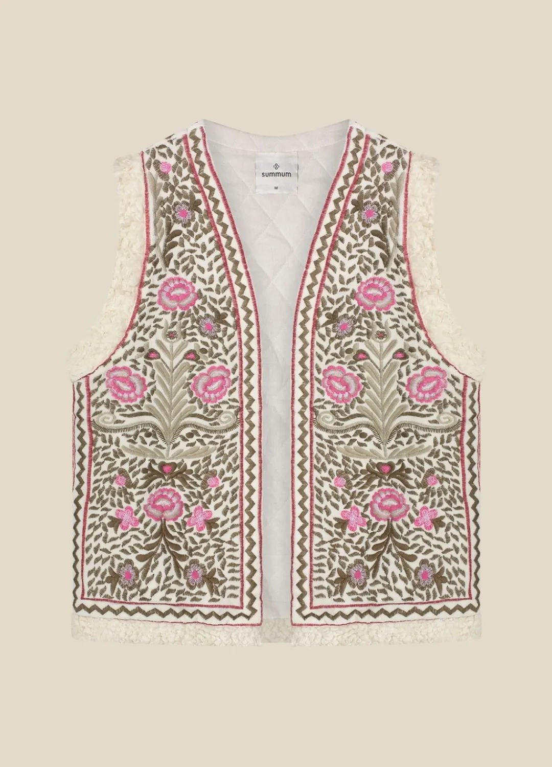 Hot Summum Embroidered Gilet Multicolor