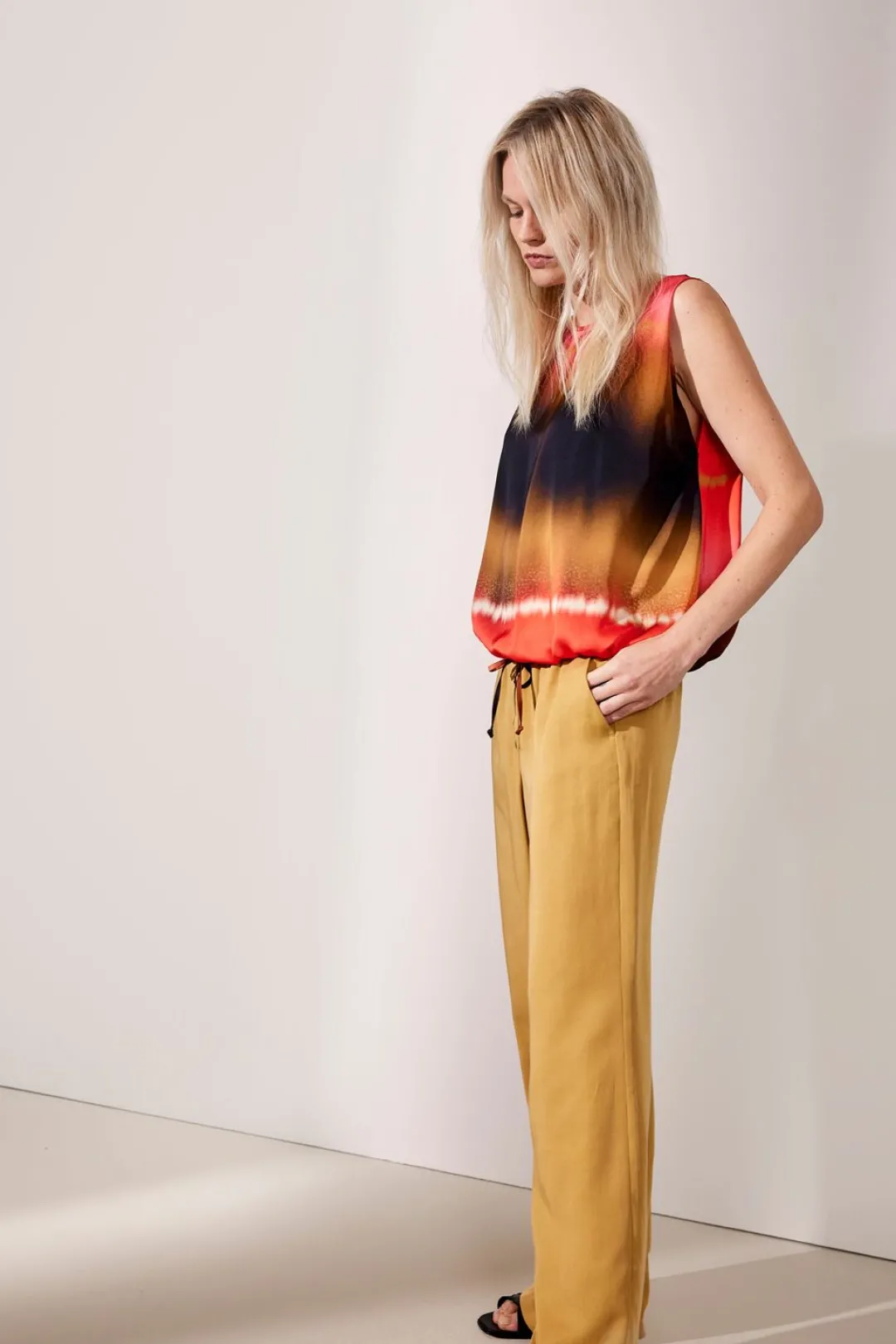 Clearance Summum Faded Sleeveless Top Multicolor