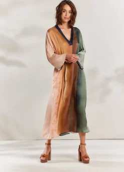 New Summum Faded-Print Dress Multicolor