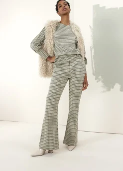 Fashion Summum Faux Fur Gilet Creme