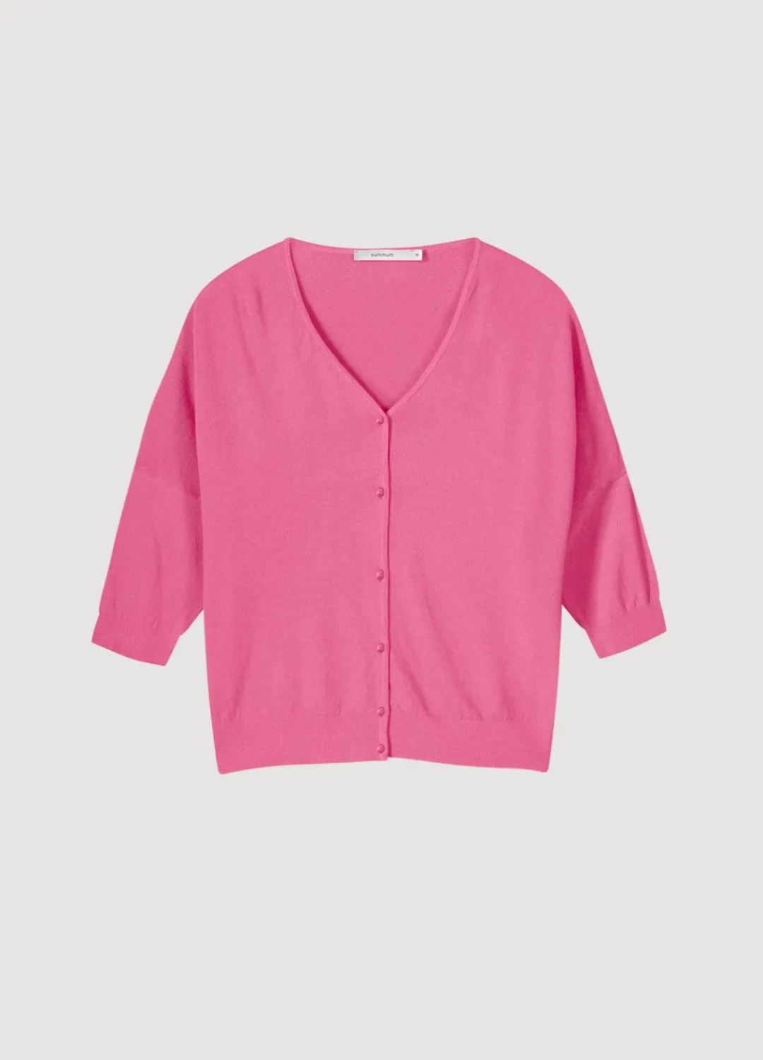 Best Summum Fine-Knit Cardigan Pink