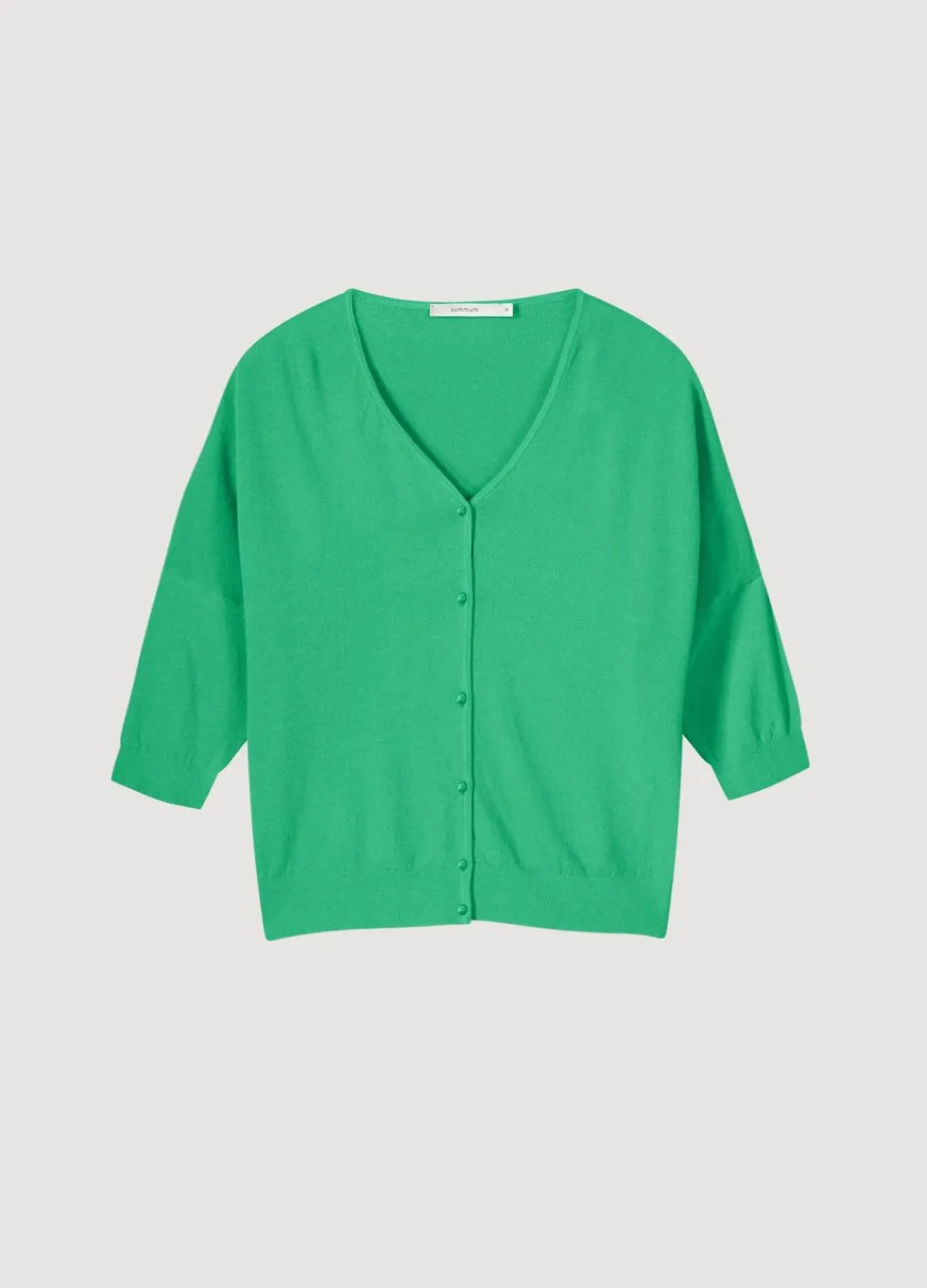 Sale Summum Fine-Knit Cardigan Green