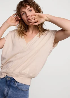 Clearance Summum Fine-Knit Jumper Creme