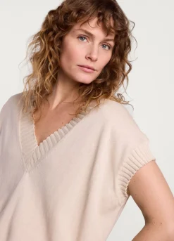 Clearance Summum Fine-Knit Jumper Creme