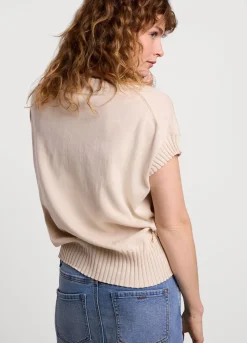 Clearance Summum Fine-Knit Jumper Creme