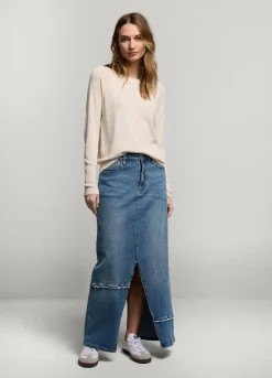 Best Summum Fine-Knit Jumper Creme