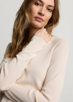 Best Summum Fine-Knit Jumper Creme